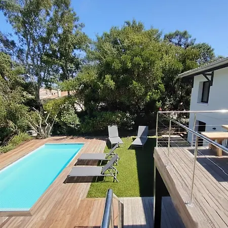 Belle Moderne 6 Et Piscine Chauffée- Au Moulleau Arcachón