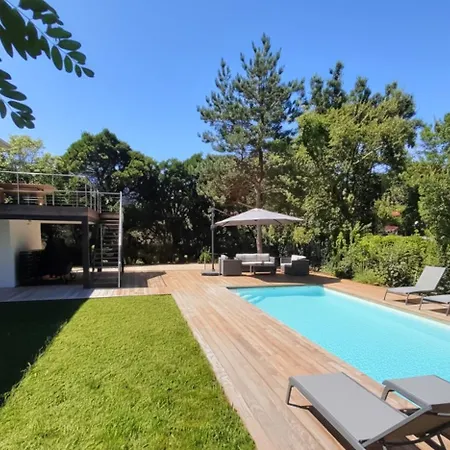 Belle Moderne 6 Et Piscine Chauffee- Au Moulleau *